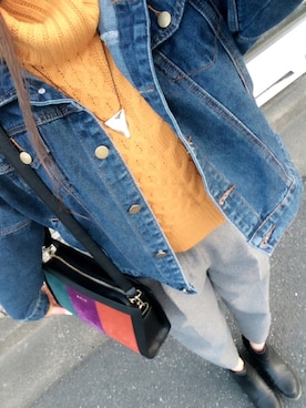 「SPINNS（スピンズ）のアイテム（シューズ）」を使った、mayu♡♡さん（レディース・161cm）の冬コーディネート