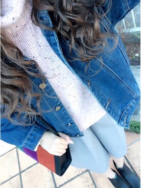 「SPINNS（スピンズ）のアイテム（シューズ）」を使った、mayu♡♡さん（レディース・161cm）の冬コーディネート