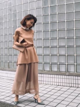 黒石奈央子さん（レディース・152cm）の夏コーディネート