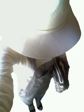 「ツバ広ハット」｜「アイテム（つなぎ/オールインワン）」を使った、REIKAさん（レディース・162cm）の秋コーディネート