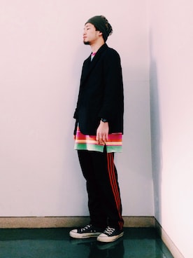 「TOGA（トーガ）のアイテム（ジャケット/アウター）」を使った、takuro_tanakaさん（メンズ・165cm）の秋コーディネート