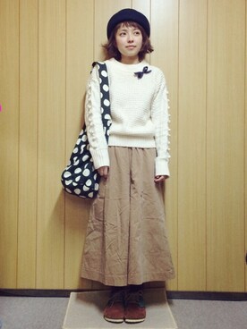 かけさん（レディース・146cm）の冬コーディネート