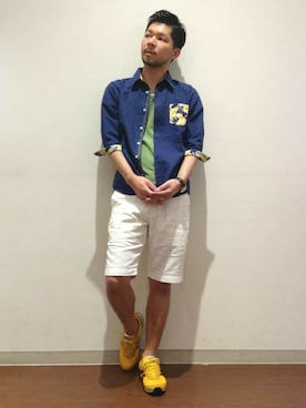 ikka YAHATAHIGASHI STAFFさん（メンズ・180cm）の春コーディネート