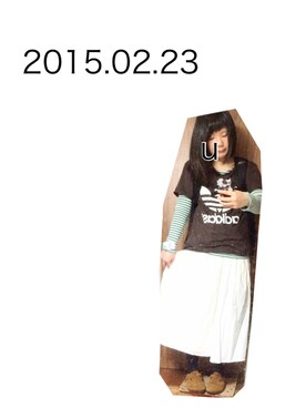 うえがきさん（レディース・158cm）の冬コーディネート