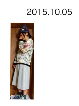 うえがきさん（レディース・158cm）の秋コーディネート