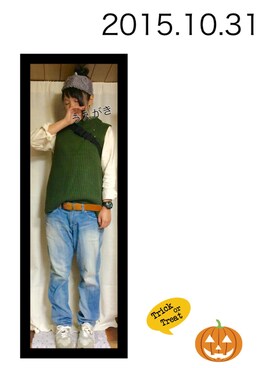 うえがきさん（レディース・158cm）の秋コーディネート