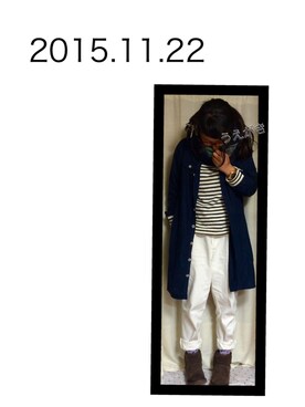 うえがきさん（レディース・158cm）の秋コーディネート