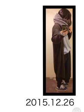 うえがきさん（レディース・158cm）の冬コーディネート