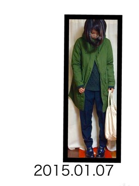 うえがきさん（レディース・158cm）の冬コーディネート