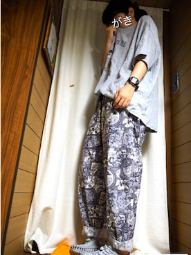 「Vestal（ベスタル）のアイテム」を使った、うえがきさん（レディース・158cm）の夏コーディネート