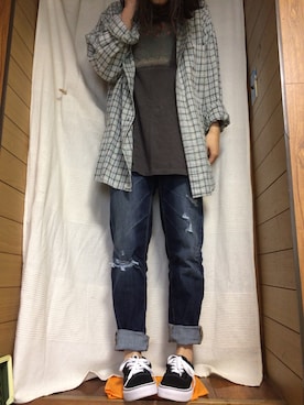 うえがきさん（レディース・158cm）の秋コーディネート