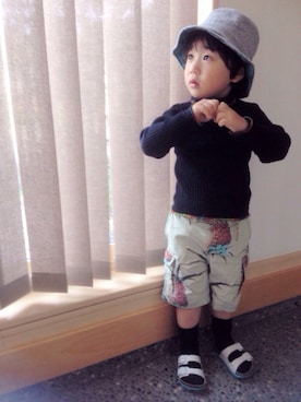 「SCOTCH & SODA（スコッチ アンド ソーダ）のアイテム（パンツ）」を使った、ザネリさん（キッズ・100cm）の春コーディネート