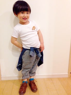 ザネリさん（キッズ・100cm）の春コーディネート