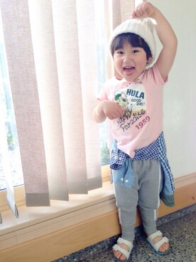 ザネリさん(キッズ・100cm)の春コーディネート