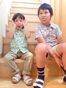 ザネリさん（キッズ・100cm）の夏コーディネート