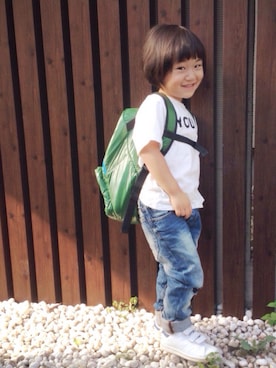 「ドラフトGAP」｜「アイテム（福袋/福箱）」を使った、ザネリさん（キッズ・100cm）の夏コーディネート