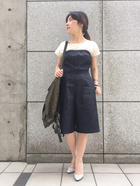 「Sheta（シータ）のアイテム（ワンピース/ドレス）」を使った、minamiさん（レディース・153cm）の夏コーディネート