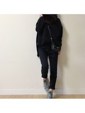「HYKE（ハイク）のアイテム（スラックス）」を使った、riicaaさん（レディース・160cm）の秋コーディネート