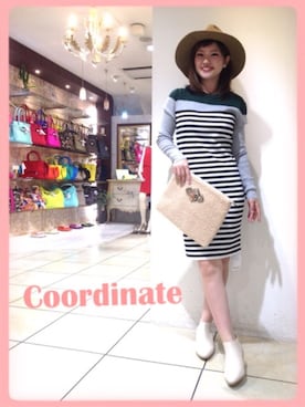 「アイテム（クラッチバッグ）」を使った、☆TIE☺︎さん（レディース・150cm）の秋コーディネート