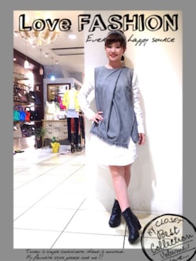 「emmi（エミ）のアイテム（ワンピース）」を使った、☆TIE☺︎さん（レディース・150cm）の秋コーディネート