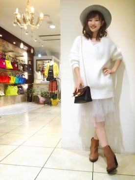 「AGNOST（アグノスト）のアイテム」を使った、☆TIE☺︎さん（レディース・150cm）の秋コーディネート