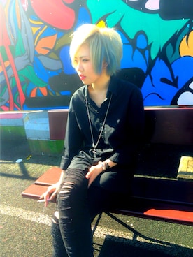 「byblos（ビブロス）のアイテム」を使った、M.さん（レディース・160cm）の秋コーディネート