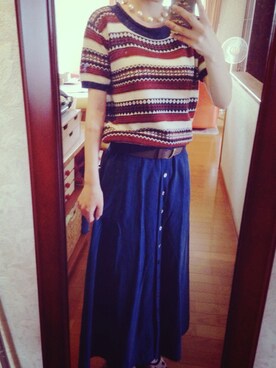 mii☂さん(レディース・158cm)の夏コーディネート