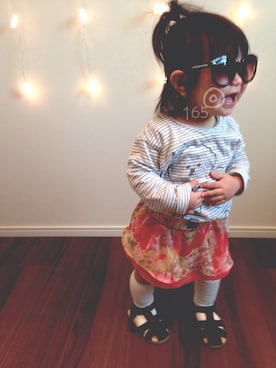 「おめかしコーデ」｜Shioさん（キッズ・70cm）の春コーディネート