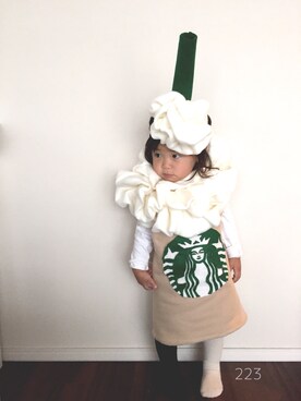 「フラペチーノ」｜Shioさん（キッズ・70cm）の秋コーディネート