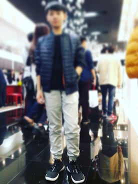 「Fairplayのアイテム」を使った、倫さん（メンズ・155cm）の冬コーディネート