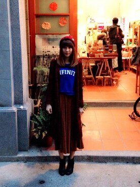 何吱さんのコーディネート