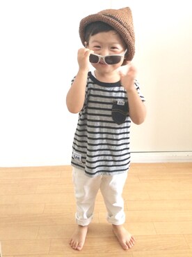 Dai-cHiさん（キッズ・90cm）の秋コーディネート