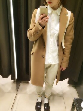 「アイテム（バックパック/リュック、ブルー系）」を使った、har ( ハル )さん（レディース・153cm）の春コーディネート