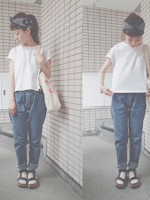 har ( ハル )｜LOWRYS FARMのTシャツ/カットソーを使ったコーディネート - WEAR