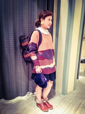 KURODA AYANOさん(レディース・153cm)の秋コーディネート