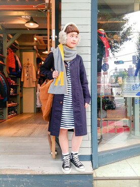 KURODA AYANOさん(レディース・153cm)の秋コーディネート