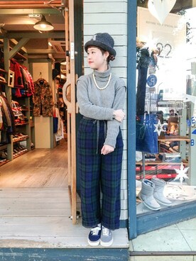 KURODA  AYANOさん（レディース・153cm）の冬コーディネート