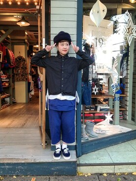 KURODA  AYANOさん（レディース・153cm）の冬コーディネート