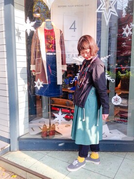 KURODA  AYANOさん（レディース・153cm）の冬コーディネート