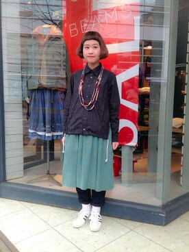 KURODA  AYANOさん（レディース・153cm）の冬コーディネート