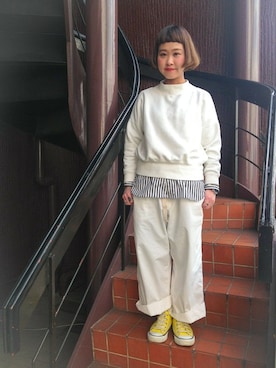 KURODA AYANOさん(レディース・153cm)の冬コーディネート