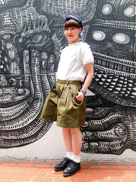 「Paraboot」｜KURODA  AYANOさん（レディース・153cm）の春コーディネート