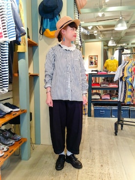 「Paraboot」｜KURODA  AYANOさん（レディース・153cm）の夏コーディネート