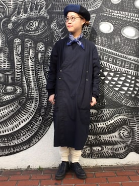 「Paraboot」｜KURODA  AYANOさん（レディース・155cm）の冬コーディネート