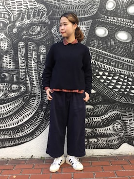 「YAECA」｜KURODA  AYANOさん（レディース・153cm）の冬コーディネート