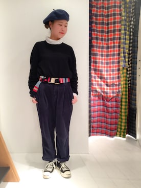 KURODA  AYANOさん（レディース・153cm）の冬コーディネート