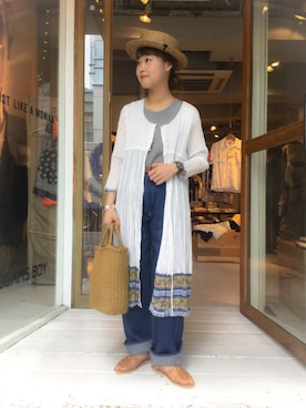 「trepied」｜KURODA  AYANOさん（レディース・153cm）の夏コーディネート
