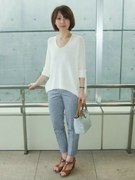 大友さん（レディース・157cm）の春コーディネート