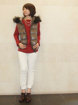 大友さん（レディース・157cm）の秋コーディネート