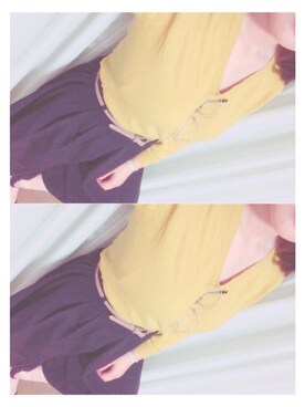 「GU（ジーユー）の（GU）イージードレープガウチョパンツ（パンツ、ブラック系）」を使った、お嬢さん（レディース・162cm）の秋コーディネート